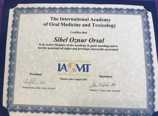 the international academy of oral medicine and toxicology